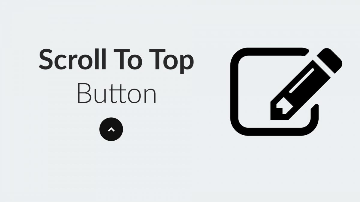 Animated scroll to top button with jQuery – Modernie